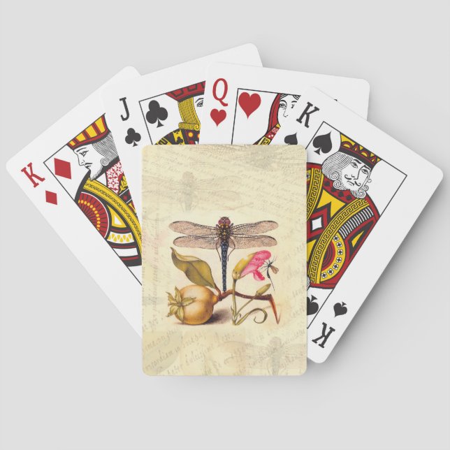 Jeu De Cartes La faune de la libellule (dos)