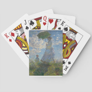 Jeu De Cartes La femme de Monet avec un parasol