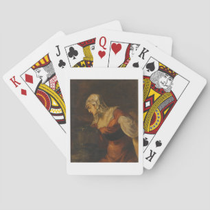 Jeu De Cartes La femme de Samarie au puits, c.1560 (huile sur c