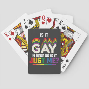 Jeu De Cartes La Fierté LGBT Est Gay Ici Ou Est-Ce Juste Moi