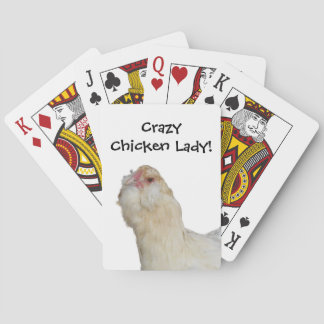 Jeu De Cartes La folle dame du poulet ! Ameraucana Hen Rare
