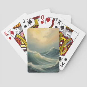 Jeu De Cartes La fureur de l'océan à l'aube
