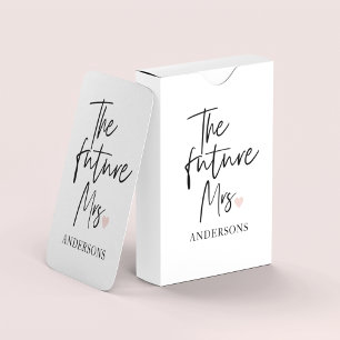 Jeu De Cartes La future Mme et Votre Nom   Cadeau de beauté mode