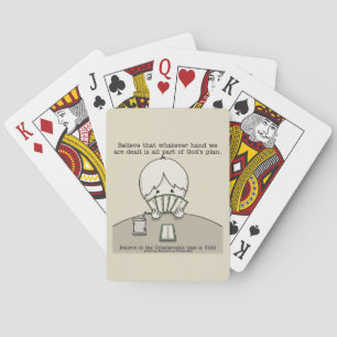 Jeu De Cartes La main sur laquelle nous sommes confrontés