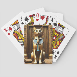 Jeu De Cartes La Majesté intemporelle : Le chat Pharaon Égyptien