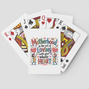 Jeu De Cartes La maternité est l'art d'aimer de tout son cœur