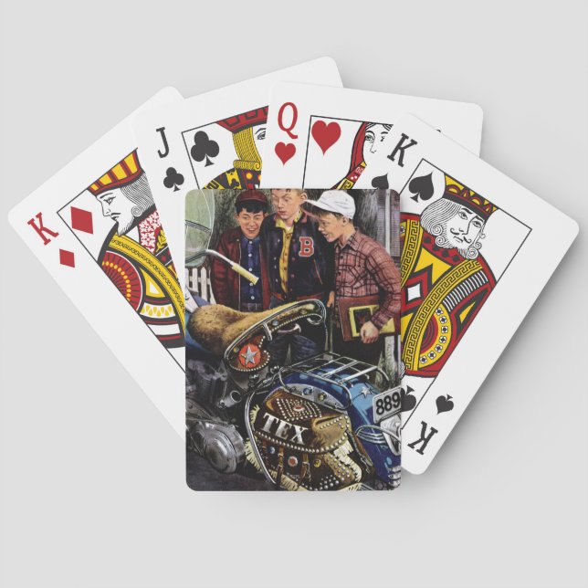 Jeu De Cartes La moto de Tex (dos)