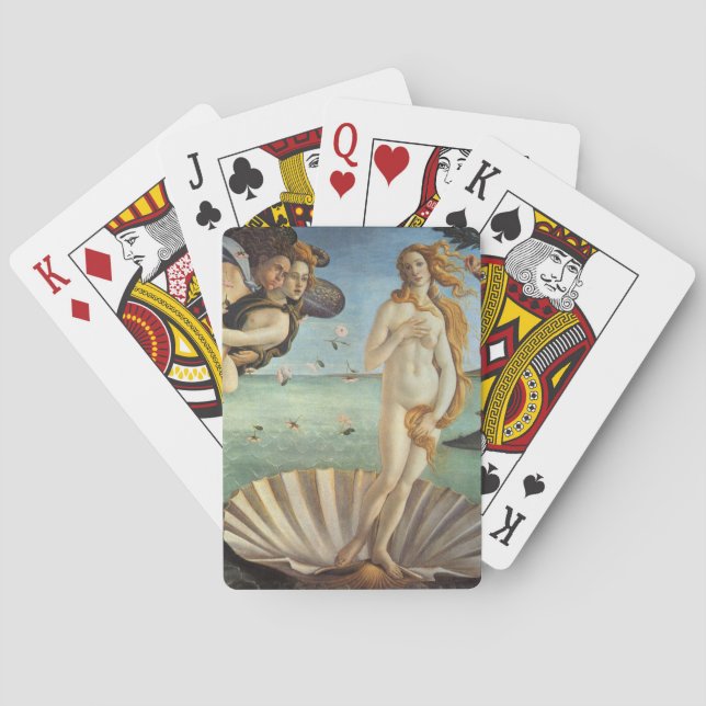 Jeu De Cartes La naissance de Vénus par Sandro Botticelli (dos)