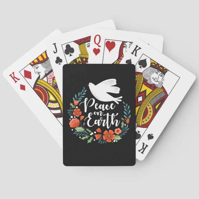 Jeu De Cartes La paix de Noël sur Terre (dos)