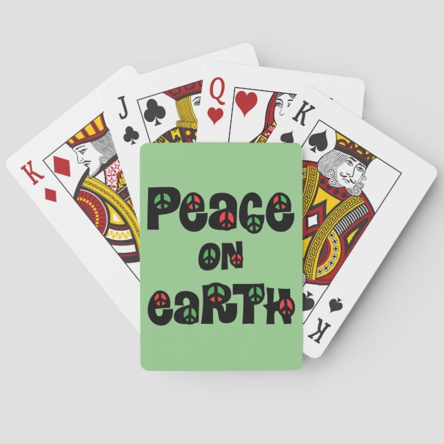 Jeu De Cartes La Paix sur Terre Noël (dos)