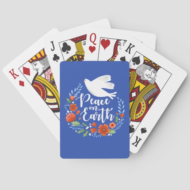 Jeu De Cartes La paix sur Terre Noël (dos)