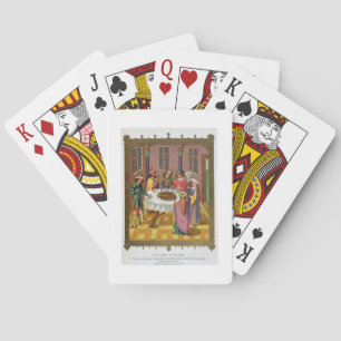 Jeu De Cartes La Pâque juive, fac-similé d'un mi du XVe siècle
