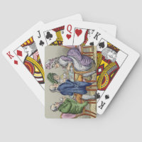 La partie de whist (litho couleur)