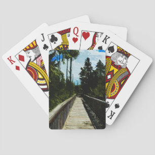 Jeu De Cartes La passerelle au-dessus du canyon canadien