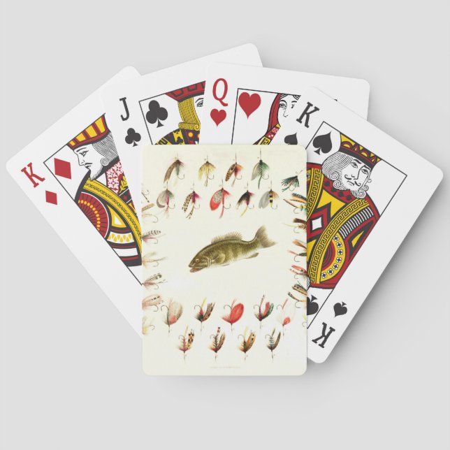 Jeu De Cartes La pêche au bar pilote 1882 (dos)