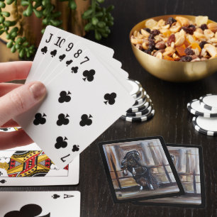 Jeu De Cartes La peinture de cheval sauvage par Alfred Fox