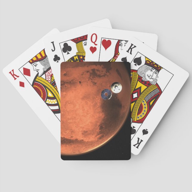 Jeu De Cartes La Persévérance Rover Abandonne Son Étape De Crois (dos)