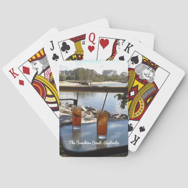 Jeu De Cartes La photo de Sunshine Coast Australia (dos)