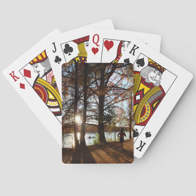 Jeu De Cartes La piste de course du lac Ladybird - Austin, Texas (dos)