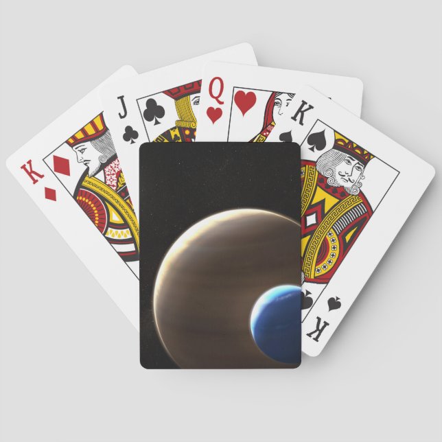 Jeu De Cartes La planète géante au gaz Kepler-1625b (dos)
