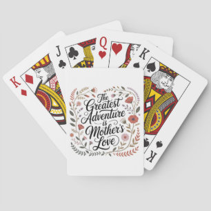 Jeu De Cartes La plus grande aventure est l'amour d'une mère