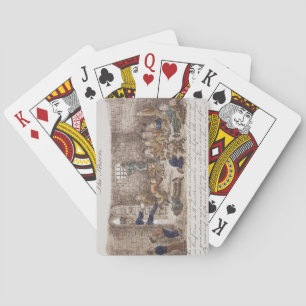 Jeu De Cartes La prison, 1858 (gravure colorée)