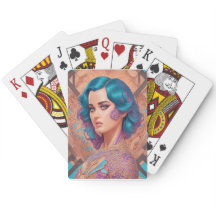 La Reine - Jouer aux cartes