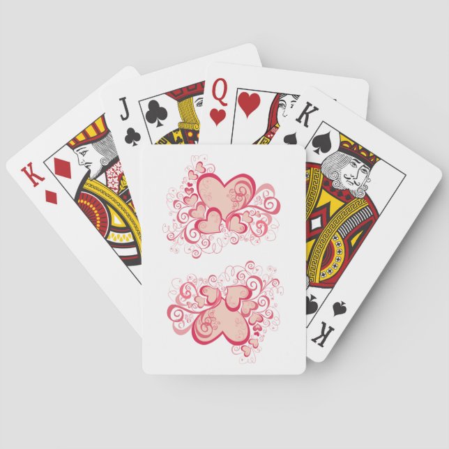 Jeu De Cartes La Saint Valentin Jouer aux cartes (dos)