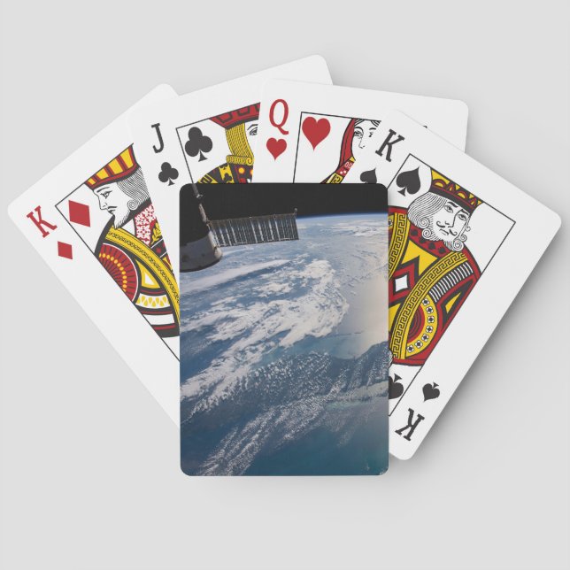 Jeu De Cartes La Station Spce Internationale Au-Dessus De L'Atla (dos)