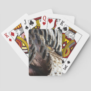 Jeu De Cartes La Turquie sauvage Plumes I Abstrait Nature Design