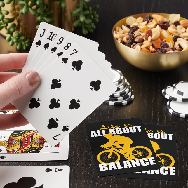 Jeu De Cartes La Vie, c'est l'équilibre de jouer des cartes (Créateur téléchargé)