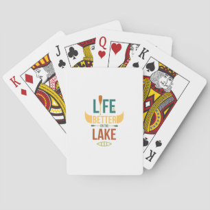 Jeu De Cartes La vie de canoë est meilleure sur le cadeau de