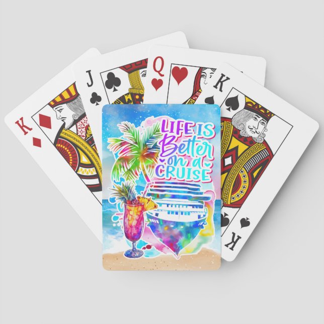 Jeu De Cartes La vie est meilleure en croisière (dos)