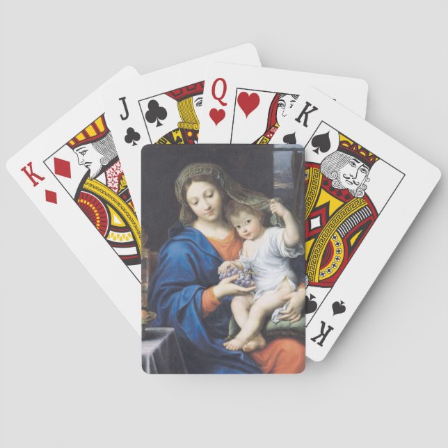 Jeu De Cartes La Vierge des raisins, 1640-50 (dos)