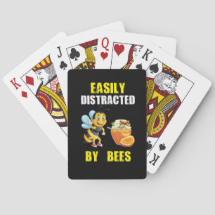 Jeu De Cartes L'Abeille Est Facilement Distrait Par Les Abeilles