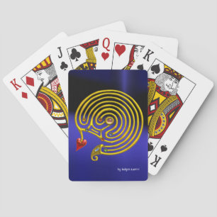 Jeu De Cartes LABYRINTH HYPER, noir bleu