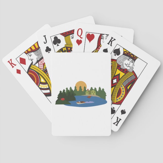 Jeu De Cartes Lac House (dos)