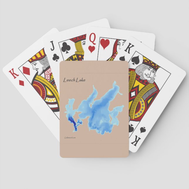 Jeu De Cartes Lac Leech En Profondeur (dos)