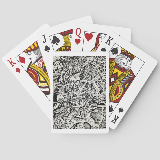 Jeu De Cartes L'adepte, ou, une transfiguration fantasque (dos)
