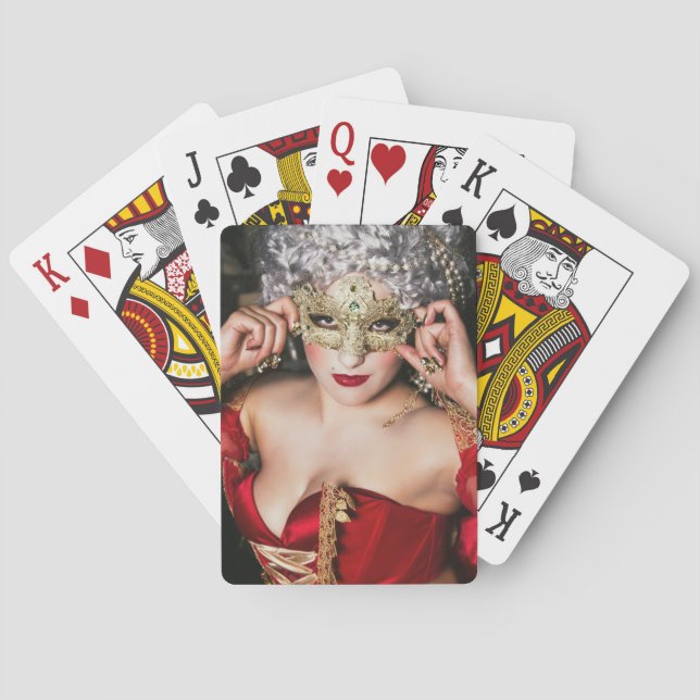 Jeu De Cartes Lady in Red jouer aux cartes, Virginia Rose Collec (dos)