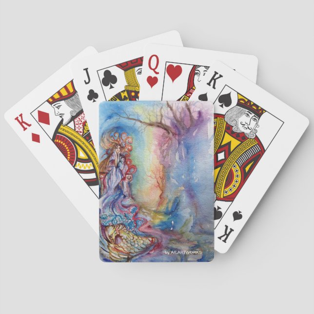 Jeu De Cartes LADY OF LAKE / Magie et mystère (dos)