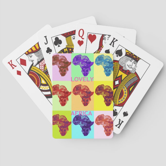 JEU DE CARTES L'AFRIQUE AMOUREUSE (dos)