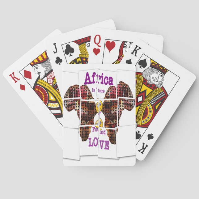 Jeu De Cartes L'Afrique c'est là que j'ai trouvé l'amour (dos)