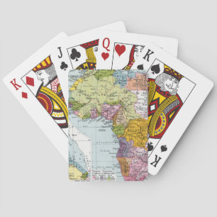 JEU DE CARTES L'AFRIQUE DIVISÉE, 1914