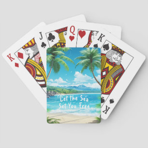 Jeu De Cartes Laissez la mer vous mettre gratuitement Plage joue