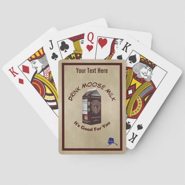 Jeu De Cartes Lait d'orignal Matanuska (dos)