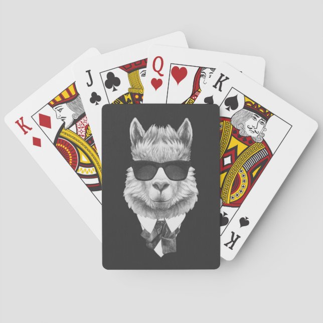Jeu De Cartes Lama chic (dos)