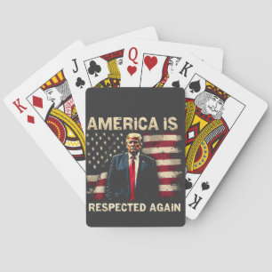 Jeu De Cartes L'Amérique est de nouveau respectée Trump USA 4 ju
