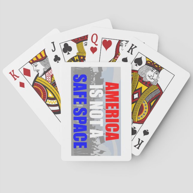 Jeu De Cartes L'Amérique n'est pas un espace sûr (dos)