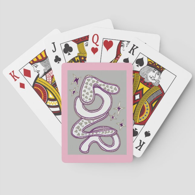 Jeu De Cartes L'amour dans le style années 1960 (dos)